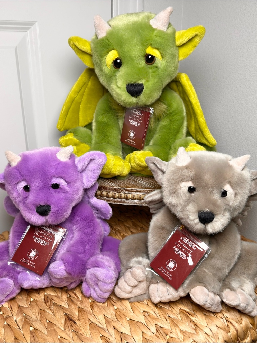 CharlieBears Mythical Creature Collection Gargoyles Spires,Moat&Portcullis